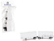 28 Dry Van Double Pup Trailers White Set of 2 pieces 1/87 (HO) Plastic Model Car HO Logistics HL-149