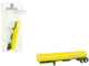 Tanker Trailer Yellow and Green 1/87 (HO) Plastic Model Car HO Logistics HL-305