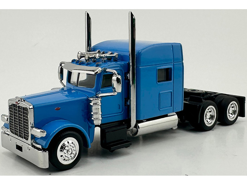 Peterbilt 389 Truck Tractor with Sleeper Cab Baby Blue 1/87 (HO) Plastic Model Car HO Logistics HL-38900