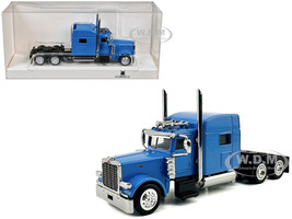 Peterbilt 389 Truck Tractor with Sleeper Cab Baby Blue 1/87 (HO) Plastic Model Car HO Logistics HL-38900
