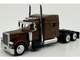 Peterbilt 389 Truck Tractor with Sleeper Cab Brown Metallic 1/87 (HO) Plastic Model Car HO Logistics HL-38902 Peterbilt 389 Truck Tractor with Sleeper Cab Brown Metallic 1/87 (HO) Plastic Model Car HO Logistics HL-38902