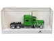 Peterbilt 389 Truck Tractor with Sleeper Cab Lime Green 1/87 (HO) Plastic Model Car HO Logistics HL-38904