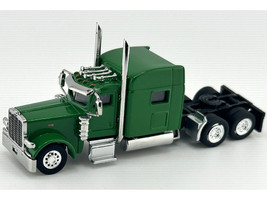 Peterbilt 389 Truck Tractor with Sleeper Cab Green 1/87 (HO) Plastic Model Car HO Logistics HL-38905
