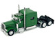 Peterbilt 389 Truck Tractor with Sleeper Cab Green 1/87 (HO) Plastic Model Car HO Logistics HL-38905