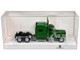 Peterbilt 389 Truck Tractor with Sleeper Cab Green 1/87 (HO) Plastic Model Car HO Logistics HL-38905