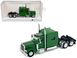 Peterbilt 389 Truck Tractor with Sleeper Cab Green 1/87 (HO) Plastic Model Car HO Logistics HL-38905