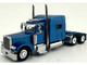 Peterbilt 389 Truck Tractor with Sleeper Cab Blue Metallic 1/87 (HO) Plastic Model Car HO Logistics HL-38906 Peterbilt 389 Truck Tractor with Sleeper Cab Blue Metallic 1/87 (HO) Plastic Model Car HO Logistics HL-38906