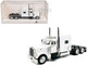 Peterbilt 389 Truck Tractor with Sleeper Cab White 1/87 (HO) Plastic Model Car HO Logistics HL-38907