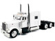 Peterbilt 389 Truck Tractor with Sleeper Cab White 1/87 (HO) Plastic Model Car HO Logistics HL-38907
