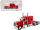 Peterbilt 389 Truck Tractor with Sleeper Cab Red 1/87 (HO) Plastic Model Car HO Logistics HL-38908