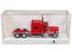Peterbilt 389 Truck Tractor with Sleeper Cab Red 1/87 (HO) Plastic Model Car HO Logistics HL-38908