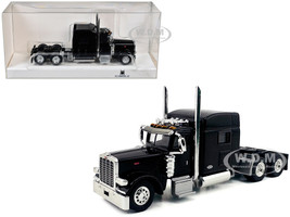 Peterbilt 389 Truck Tractor with Sleeper Cab Black 1/87 (HO) Plastic Model Car HO Logistics HL-38909