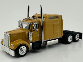 Kenworth W900L Truck Tractor with Sleeper Cab Yellow 1/87 (HO) Plastic Model Car HO Logistics HL-90010