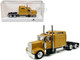 Kenworth W900L Truck Tractor with Sleeper Cab Yellow 1/87 (HO) Plastic Model Car HO Logistics HL-90010