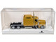 Kenworth W900L Truck Tractor with Sleeper Cab Yellow 1/87 (HO) Plastic Model Car HO Logistics HL-90010