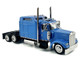 Kenworth W900L Truck Tractor with Sleeper Cab Baby Blue 1/87 (HO) Plastic Model Car HO Logistics HL-90000