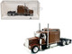 Kenworth W900L Truck Tractor with Sleeper Cab Brown Metallic 1/87 (HO) Plastic Model Car HO Logistics HL-90002 Kenworth W900L Truck Tractor with Sleeper Cab Brown Metallic 1/87 (HO) Plastic Model Car HO Logistics HL-90002