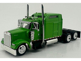 Kenworth W900L Truck Tractor with Sleeper Cab Lime Green 1/87 (HO) Plastic Model Car HO Logistics HL-90004