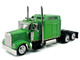 Kenworth W900L Truck Tractor with Sleeper Cab Lime Green 1/87 (HO) Plastic Model Car HO Logistics HL-90004