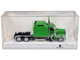 Kenworth W900L Truck Tractor with Sleeper Cab Lime Green 1/87 (HO) Plastic Model Car HO Logistics HL-90004