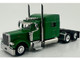 Kenworth W900L Truck Tractor with Sleeper Cab Green 1/87 (HO) Plastic Model Car HO Logistics HL-90005
