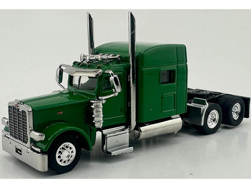 Kenworth W900L Truck Tractor with Sleeper Cab Green 1/87 (HO) Plastic Model Car HO Logistics HL-90005