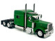 Kenworth W900L Truck Tractor with Sleeper Cab Green 1/87 (HO) Plastic Model Car HO Logistics HL-90005
