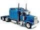 Kenworth W900L Truck Tractor with Sleeper Cab Blue Metallic 1/87 (HO) Plastic Model Car HO Logistics HL-90006 Kenworth W900L Truck Tractor with Sleeper Cab Blue Metallic 1/87 (HO) Plastic Model Car HO Logistics HL-90006