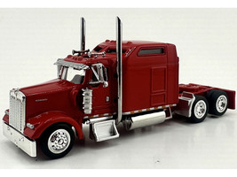 Kenworth W900L Truck Tractor with Sleeper Cab Red 1/87 (HO) Plastic Model Car HO Logistics HL-90008