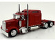 Kenworth W900L Truck Tractor with Sleeper Cab Red 1/87 (HO) Plastic Model Car HO Logistics HL-90008