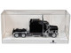 Kenworth W900L Truck Tractor with Sleeper Cab Black 1/87 (HO) Plastic Model Car HO Logistics HL-90009