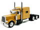 Peterbilt 389 Truck Tractor with Sleeper Cab Yellow 1/87 (HO) Plastic Model Car HO Logistics HL-38910