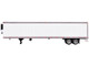 Box Trailer with Reefer White 1/87 (HO) Plastic Model HO Logistics HL-158