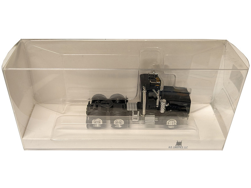 Kenworth T800 Day Cab Black 1/87 (HO) Plastic Model Car HO Logistics HL-80009