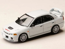 Mitsubishi Lancer RS Evolution IV RHD Right Hand Drive MonStar White Initial D 1995 2013 Manga Diorama Set Series 1/64 Diecast Model Car Hobby Japan HJDMD005