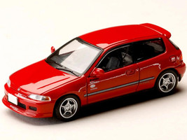 Honda Civic EG6 RHD Right Hand Drive Myogi Night Kids Red Initial D 1995 2013 Manga Diorama Set Series 1/64 Diecast Model Car Hobby Japan HJDMD006