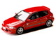 Honda Civic EG6 RHD Right Hand Drive Myogi Night Kids Red Initial D 1995 2013 Manga Diorama Set Series 1/64 Diecast Model Car Hobby Japan HJDMD006