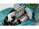 1940 Gasser Laffin Gas Teal Metallic with Graphics Limited Edition to 306 pieces Worldwide 1/18 Diecast Model Car ACME A1800936