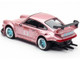 RWB 930 2026 Valentine s Day Special Edition Pink Metallic with Graphics 1/64 Diecast Model Car Model Model MM64-RWB930-VAL26