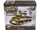 U.S. Sherman M4A3 76 Medium Tank THUNDERBOLT IV 37th Tank Battalion 4th Armored Division Bastogne 1944 United States Army Mini AFV Series 1/64 Diecast Model Forces of Valor FOV-805101