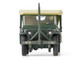 Willys MB Jeep with Trailer Olive Drab Weathered with Driver Figure United States Army Mini AFV Series 1/64 Diecast Model Forces of Valor FOV-805104