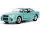 Brian s Nissan Skyline GT R BNR34 RHD Right Hand Drive Turquoise Metallic Fast & Furious Movie 1/32 Diecast Model Car Jada 32586