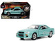 Brian s Nissan Skyline GT R BNR34 RHD Right Hand Drive Turquoise Metallic Fast & Furious Movie 1/32 Diecast Model Car Jada 32586 Brian s Nissan Skyline GT R BNR34 RHD Right Hand Drive Turquoise Metallic Fast & Furious Movie 1/32 Diecast Model Car Jada 32586