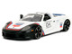 Porsche Carrera GT Convertible #04 Chevron White with Graphics Hyper Spec Series 1/24 Diecast Model Car Jada 35136