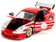 Porsche 911 GT3 996 Red with White Graphics Hyper Spec Series 1/24 Diecast Model Car Jada 35137