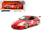 Porsche 911 GT3 996 Red with White Graphics Hyper Spec Series 1/24 Diecast Model Car Jada 35137 Porsche 911 GT3 996 Red with White Graphics Hyper Spec Series 1/24 Diecast Model Car Jada 35137