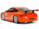 Porsche 911 GT3 RS 996 #008 Bridgestone Orange Metallic with White Graphics Hyper Spec Series 1/24 Diecast Model Car Jada 35138 Porsche 911 GT3 RS 996 #008 Bridgestone Orange Metallic with White Graphics Hyper Spec Series 1/24 Diecast Model Car Jada 35138