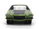 Dom s 1973 Chevrolet Camaro F Bomb Matt Green Dirty Version with Black Hood Stripe Fast & Furious 2009 Movie Fast & Furious 25 Years Series 1/32 Diecast Model Car Jada 36393