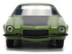Dom s 1973 Chevrolet Camaro F Bomb Matt Green Dirty Version with Black Hood Stripe Fast & Furious 2009 Movie Fast & Furious 25 Years Series 1/32 Diecast Model Car Jada 36393 Dom s 1973 Chevrolet Camaro F Bomb Matt Green Dirty Version with Black Hood Stripe Fast & Furious 2009 Movie Fast & Furious 25 Years Series 1/32 Diecast Model Car Jada 36393