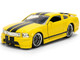 2006 Ford Mustang GT Yellow with Black Stripes Fast & Furious 25 Years Series 1/32 Diecast Model Car Jada 36438